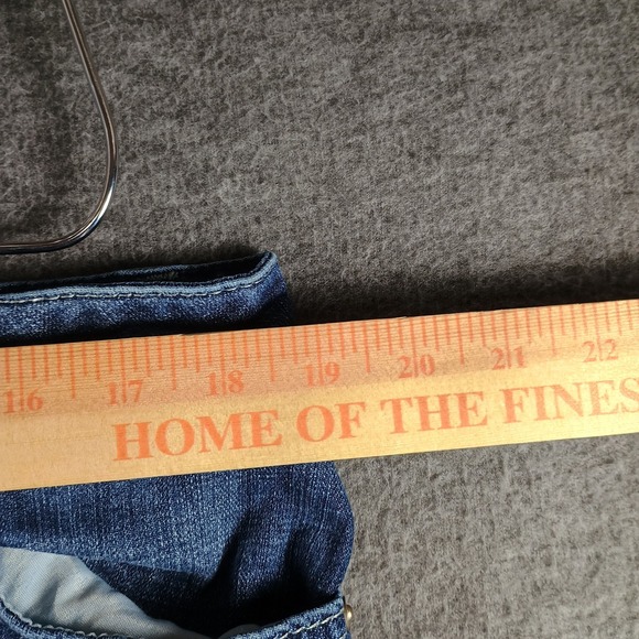 Wrangler Mid Rise Straight Leg Jeans Womens 17/18x34 Medium Wash Blue - Picture 6 of 11